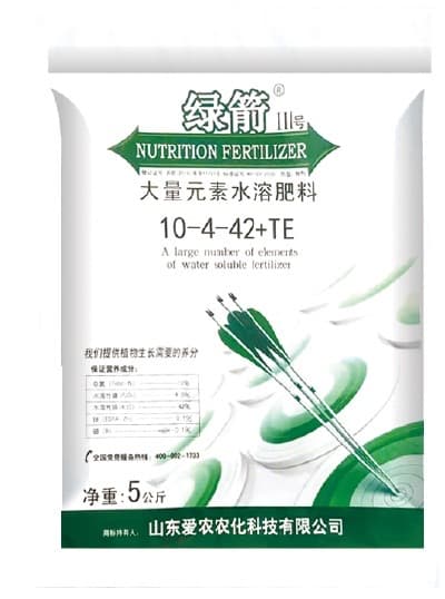 大量元素水溶肥10-4-42高钾型